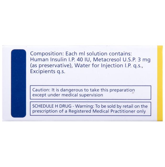 Human Actrapid 40IU/ml Solution for Injection
