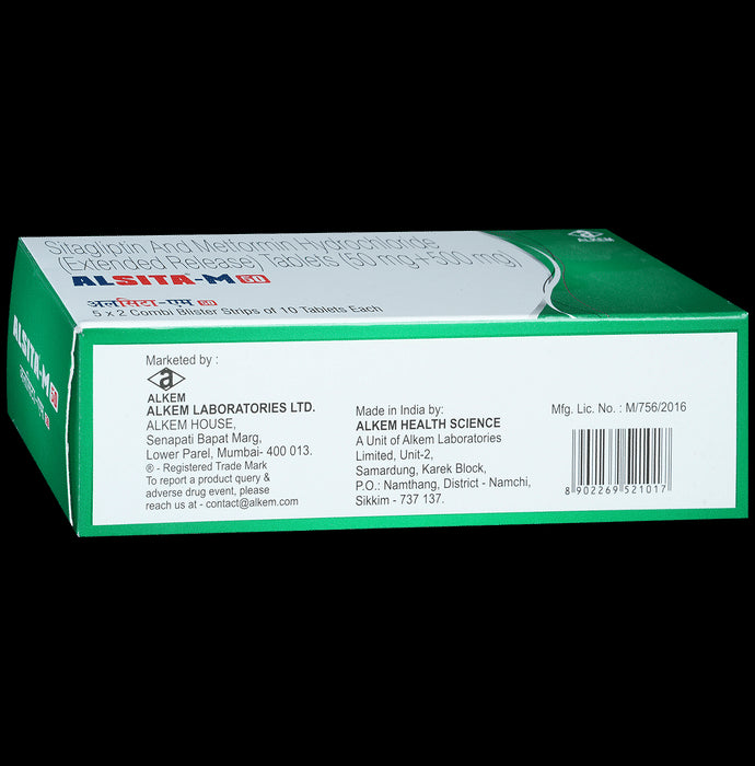 Alsita M 50mg/500mg Tablet ER