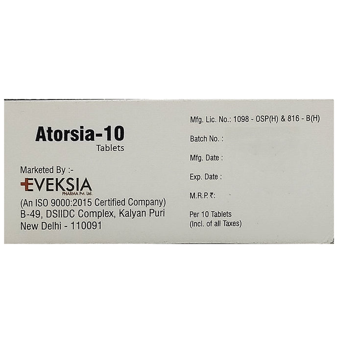 Atorsia 10 Tablet