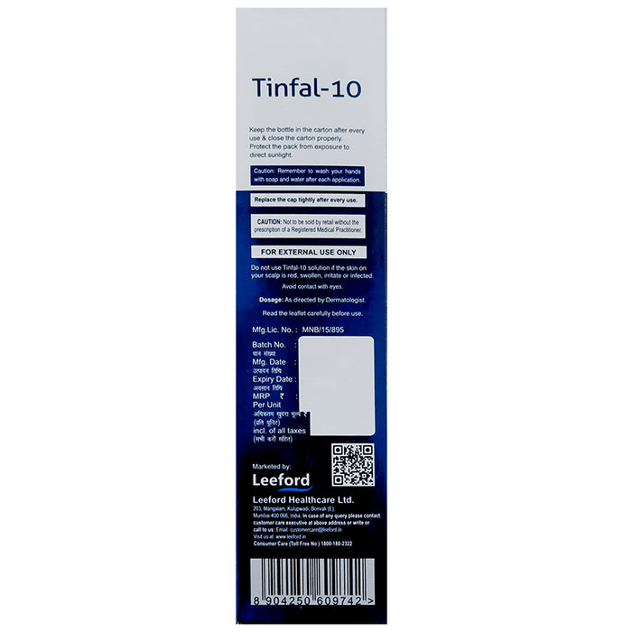Tinfal Topical Solution 10%