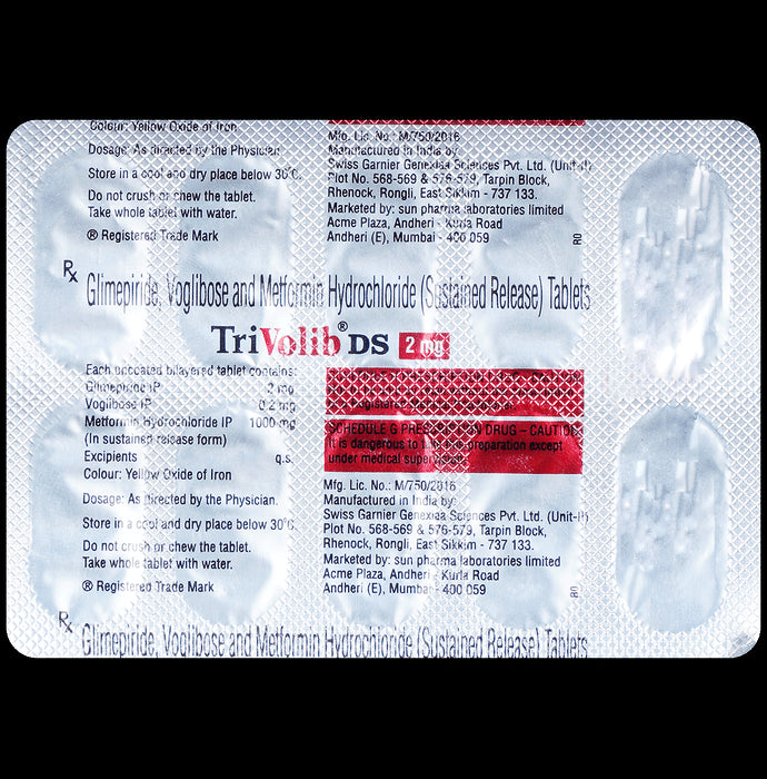 Trivolib DS 2mg/1000mg/0.2mg Tablet