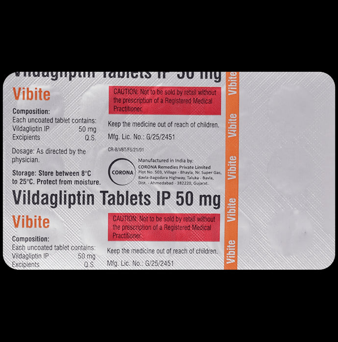Vibite 50mg Tablet