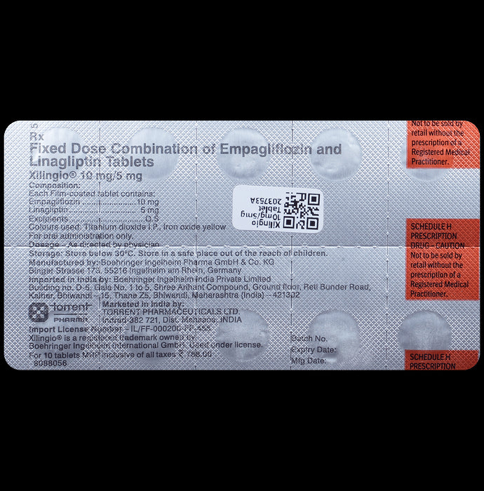 Xilingio 10mg/5mg Tablet
