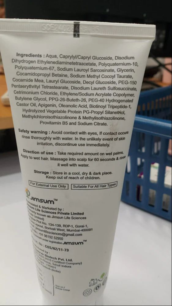 LA FEEL Premium Shampoo, Sulphate & Paraben Free, 200ml