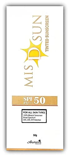 Mis D Sun Tinted Sunscreen Lotion Spf50