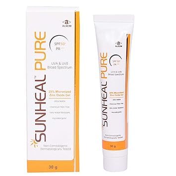 Sunheal Pure UVA & UVB Broad Spectrum SPF 50+ Sunscreen Gel PA+++