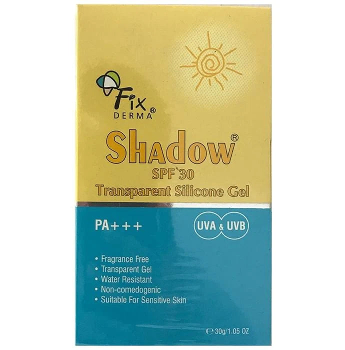 Fixderma Shadow Transparent Silicone Gel SPF 30