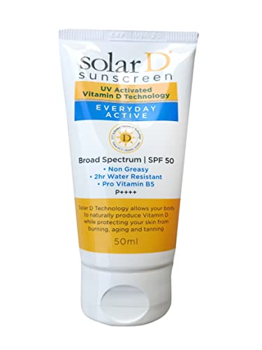 Solar D Everyday Active Sunscreen With SPF50 UV 50ml