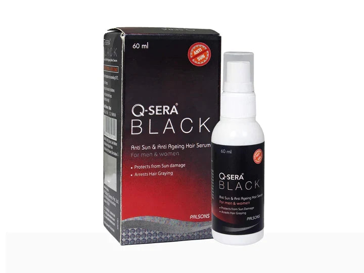 Q-Sera Black Anti-Sun & Anti-Ageing Hair Serum 60ml