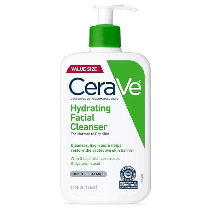 CeraVe Hydrating Facial Cleanser | 473 ml/16 OZ