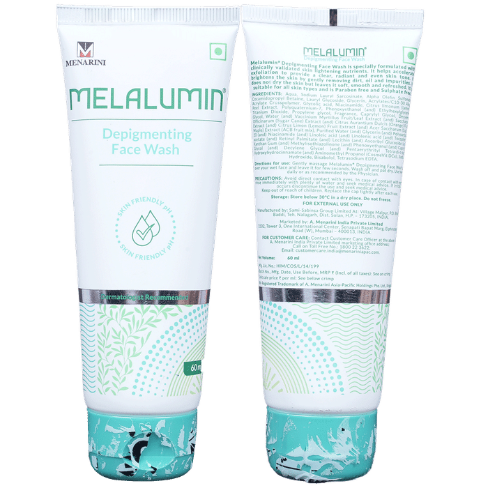 Melalumin Depigmenting Face Wash