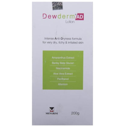 Dewderm AD Anti-Dryness Lotion | For Very Dry, Itchy & Irritated Skin