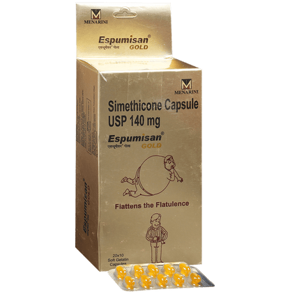 Espumisan Gold Simethicone Capsule for Flatulence