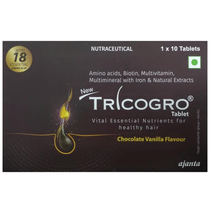 New Tricogro Tablet Chocolate and Vanilla