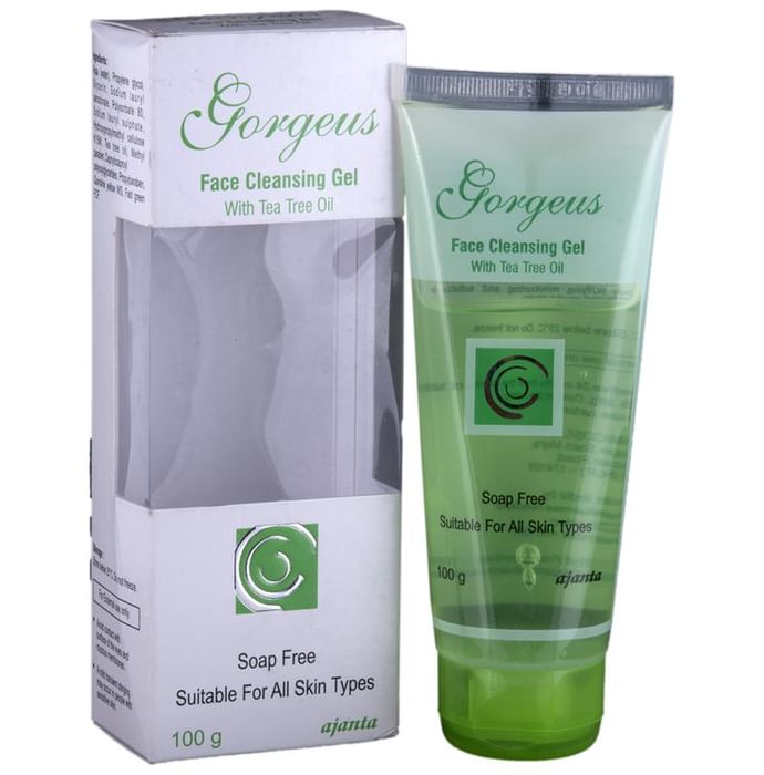 Gorgeus Face Cleansing Gel with Tea Tree Oil | Soap-Free