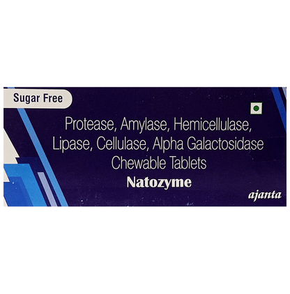 Natozyme Chewable Tablet Sugar Free