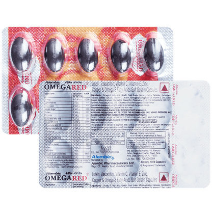 Omegared Soft Gelatin Capsule