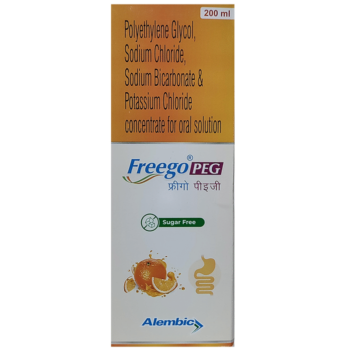 Freego Peg Oral Solution Sugar Free Orange