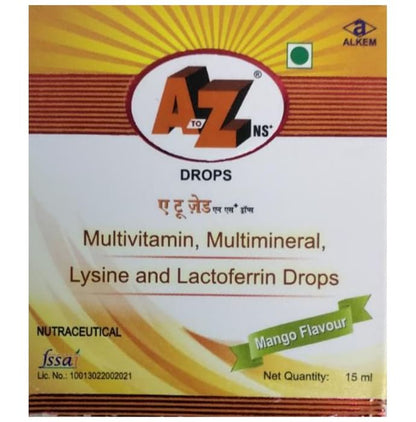 A to Z NS+ | Multivitamin and Multimineral Oral Drops Oral Drops Mango