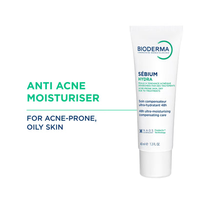 Bioderma Sebium Hydra Moisturiser | For Acne Prone & Ultra Dry Skin