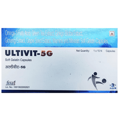 Ultivit 5G Soft Gelatin Capsule