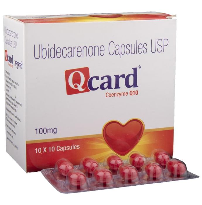 Qcard 100mg Soft Gelatin Capsule