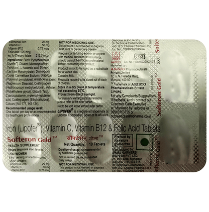 Softeron Gold | Multivitamins Tablet