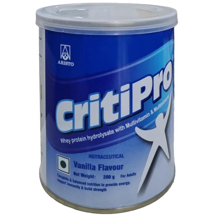 Critipro Whey Protein for Nutrition | Flavour Vanilla Powder