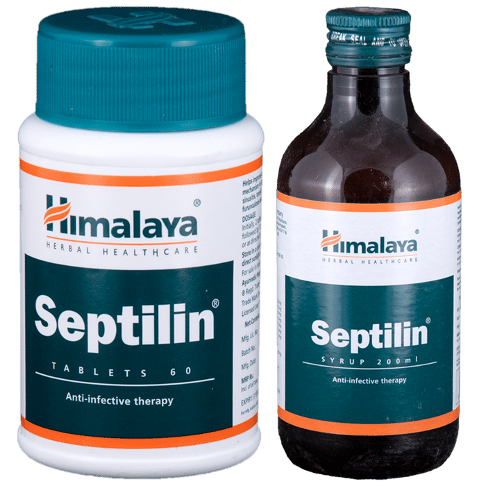 Himlaya Combo Pack of Septilin Tablet (60) & Syrup (200ml)