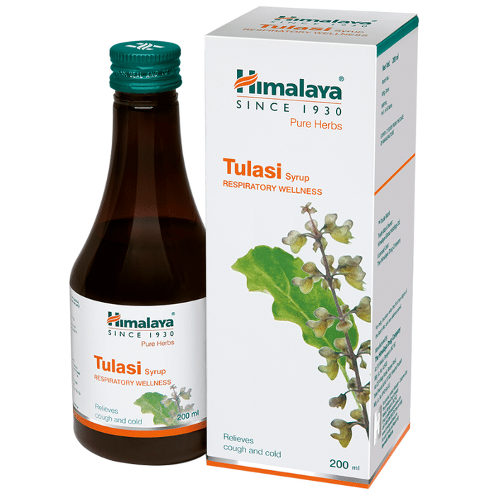 Himalaya Wellness Himalaya Tulasi Syrup | Respiratory Wellness | Helps Relieve Cough and Cold