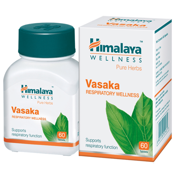 Himalaya Wellness Pure Herbs Vasaka Respiratory Wellness Tablet