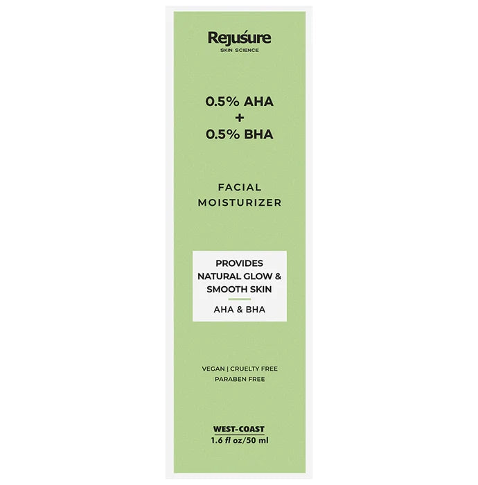 Rejusure 0.5% AHA + 0.5% BHA Facial Moisturizer