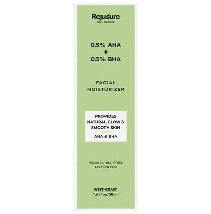 Rejusure 0.5% AHA + 0.5% BHA Facial Moisturizer