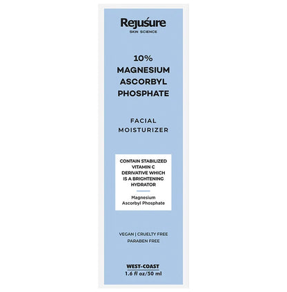 Rejusure 10% Magnesium Ascorbyl Phosphate Facial Moisturizer