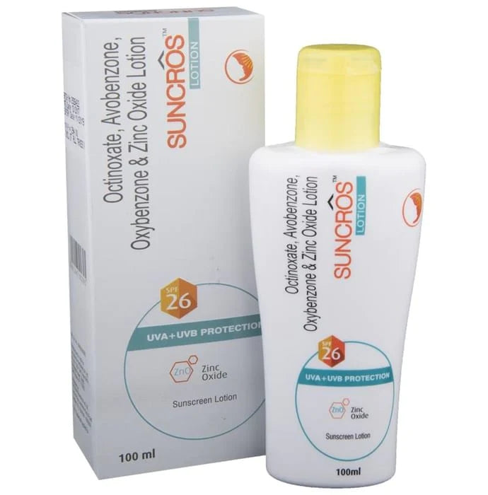 Suncros Sunscreen Lotion SPF 26