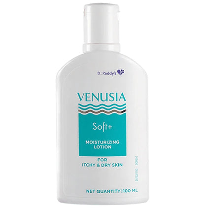 Venusia Soft + Moisturizing Lotion for Sensitive Skin, Relieves Excessive Dryness & Itching