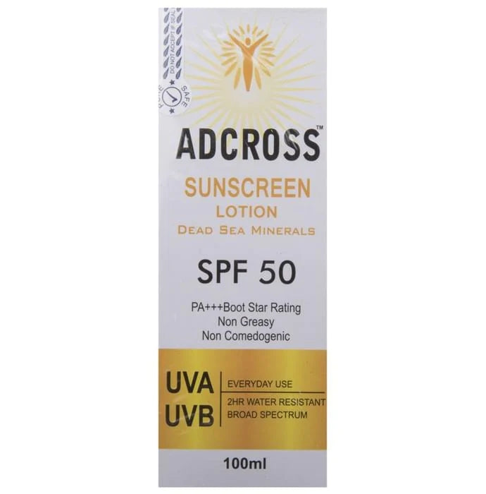 Adcross SPF 50 Sunscreen Lotion