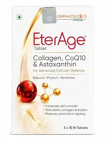 EterAge COLLAGEN COQ10 & Astaxanthin 3*10 tablets