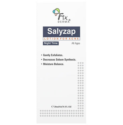 Fixderma Salyzap Lotion For Acne Night Time