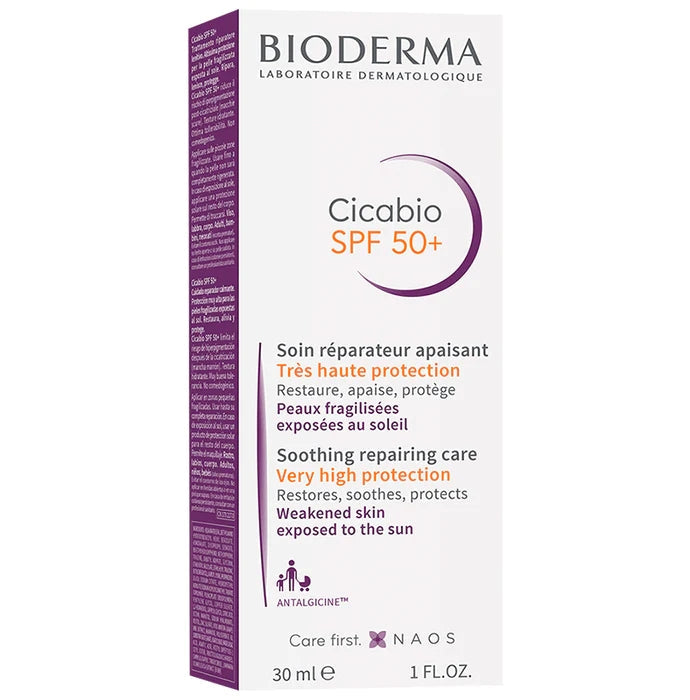 Bioderma Cicabio Soothing Repairing Care SPF 50+ Cream