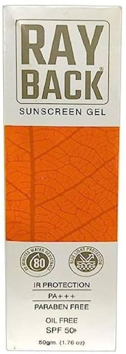 RAY BACK SUNSCREEN GEL 50+ (50GM)