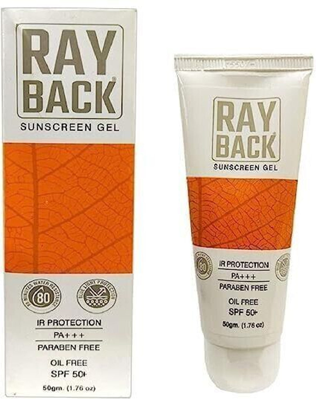 RAY BACK SUNSCREEN GEL 50+ (50GM)