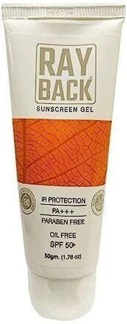 RAY BACK SUNSCREEN GEL 50+ (50GM)