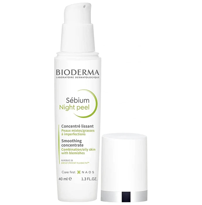 Bioderma Sebium Night Peel Smoothing Concentrate 40ml | 1.3 Fl Oz