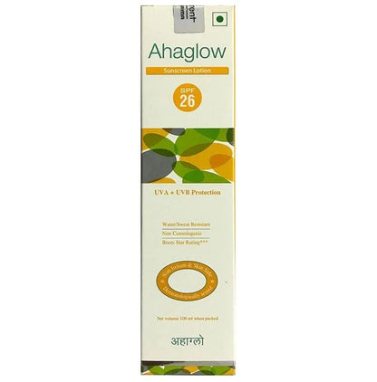 Ahaglow SPF 26 Sunscreen Lotion