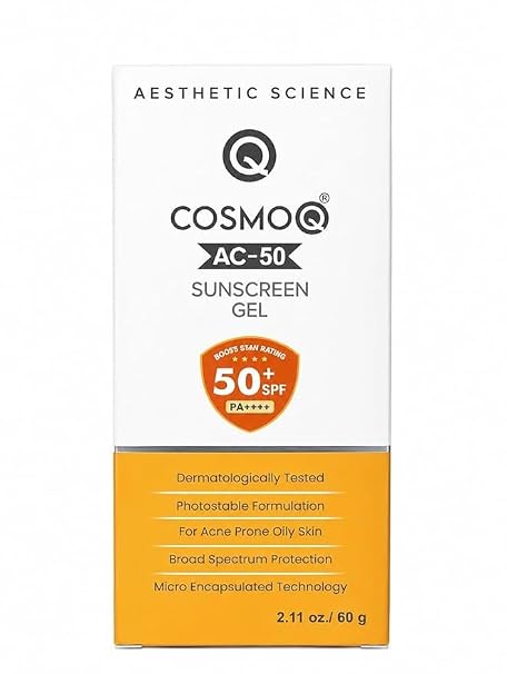 COSMOQ AC50+ SUNSCREEN 60G