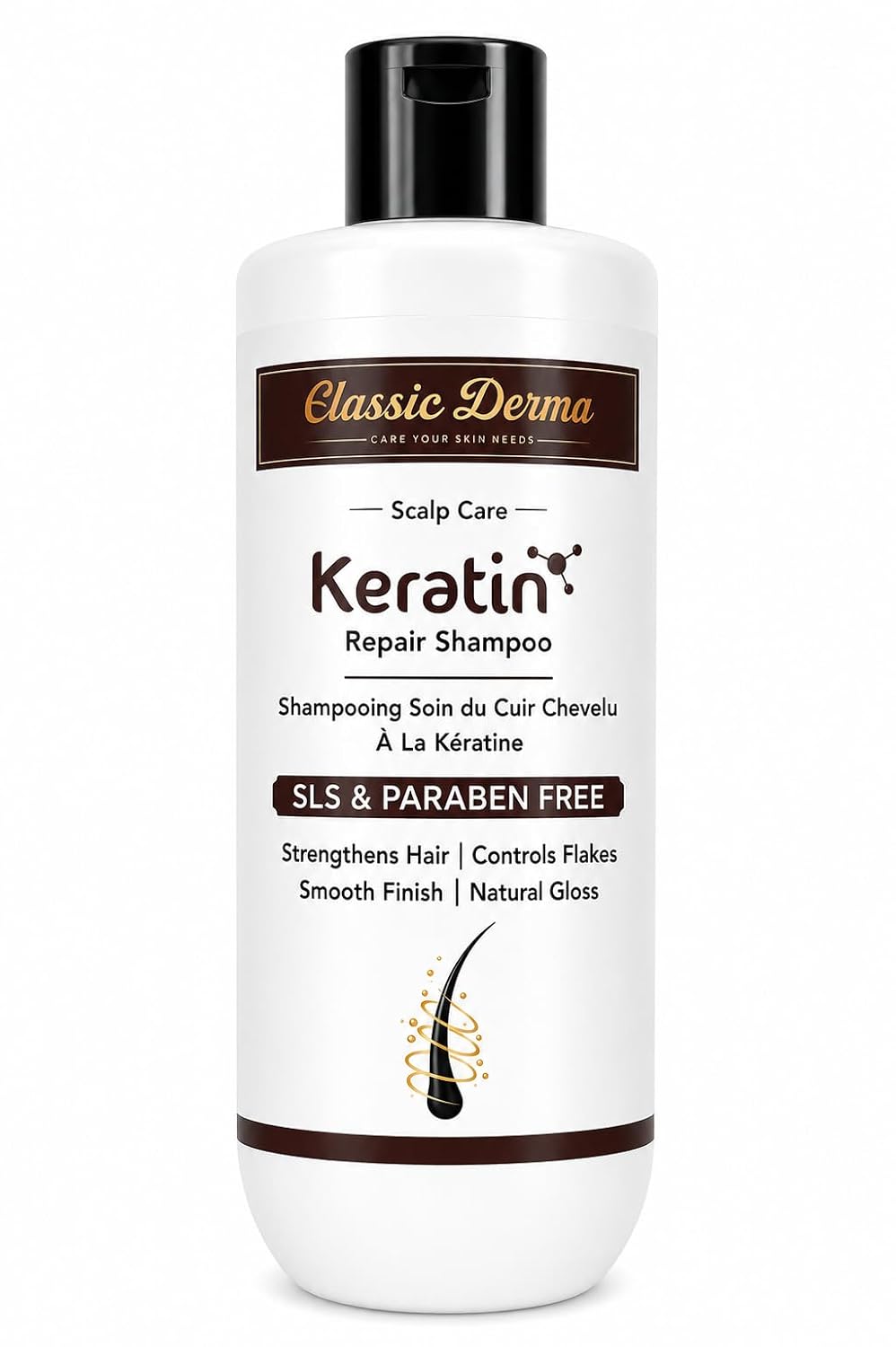 Classic Anti-Dandruff Keratin Repair Shampoo 250 ML