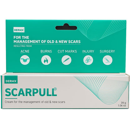 Dermx Scarpull Cream (30g) for the management of old & new scars