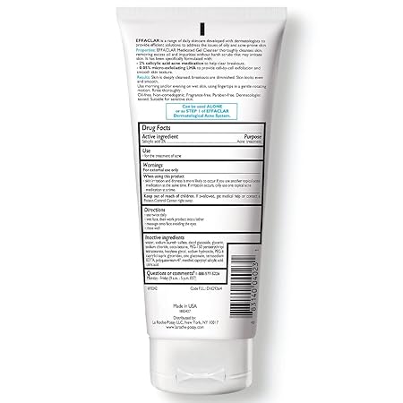 La Roche-Posay La Roche Posay Effaclar Medicated Gel Cleanser (200Ml/6.76Oz)