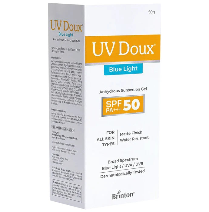 UV Doux Blue Light Sunscreen Gel SPF 50 PA+++